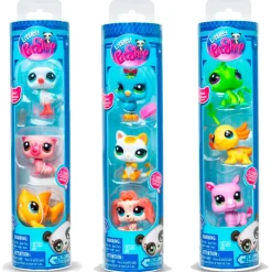 BANDAI Muñecas-Littlest Pet Shop Pack 3 Mascotas Surtido