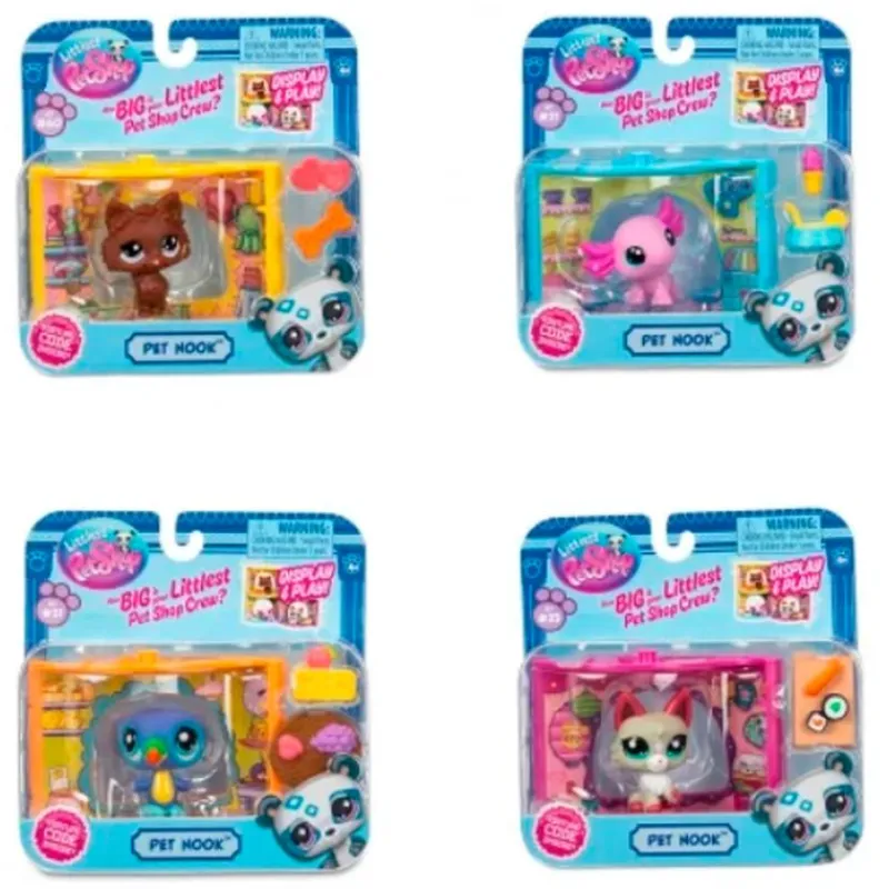 BANDAI Muñecas-Littlest Pet Shop Pet Nook Mascota Surtida
