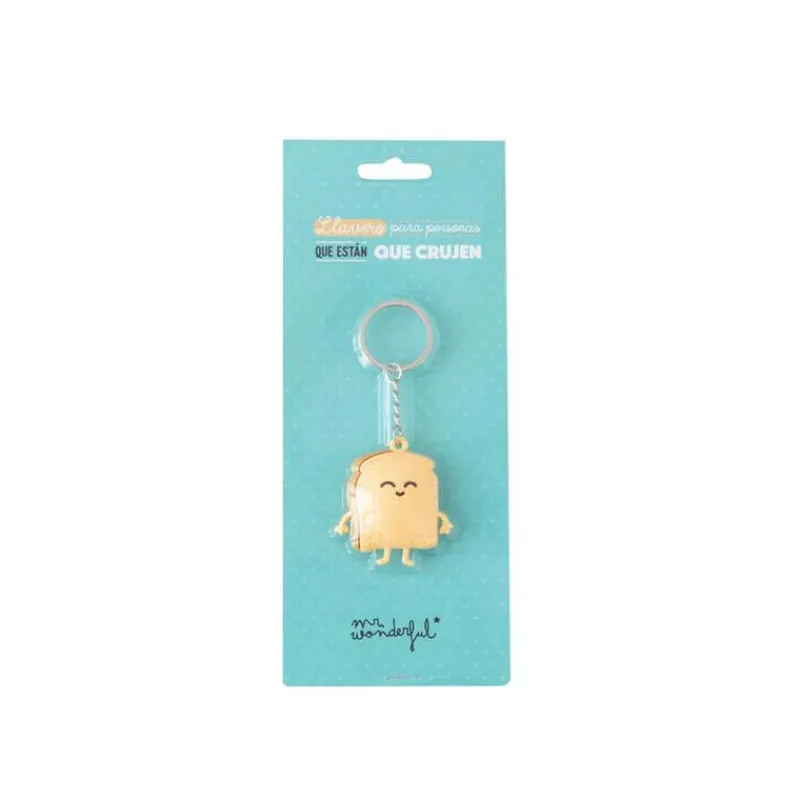 Llavero 3D Tostada*MR WONDERFUL