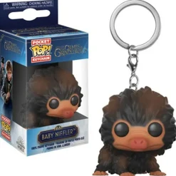 FUNKO POP Funko Harry Potter-LLavero Niffler Marron