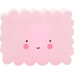 LITTLE LOVELY Decoración Infantil-Lámpara de Compañía Galleta Rosa