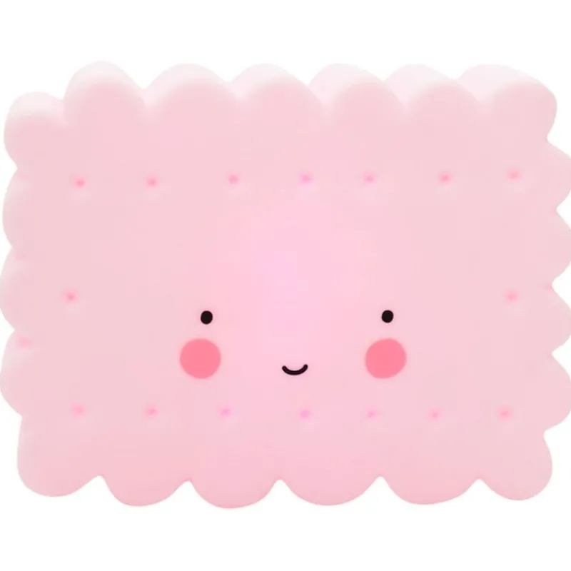 LITTLE LOVELY Decoración Infantil-Lámpara de Compañía Galleta Rosa