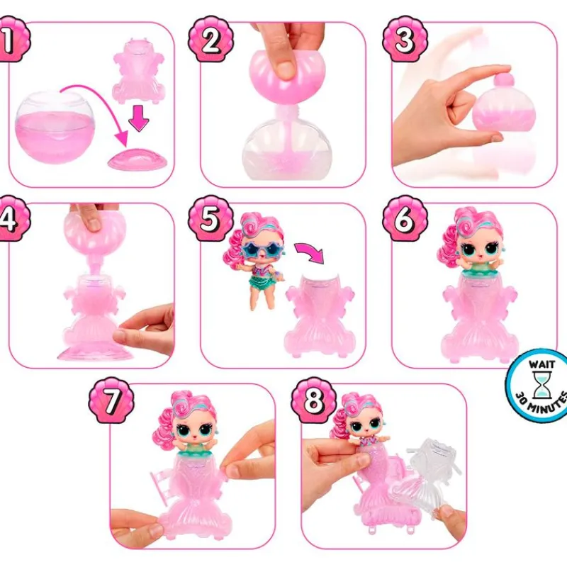 MGA Manualidades|Muñecas-LOL Surprise Mermaid Bola Sirena Sorpresa
