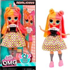 MGA Muñecas-LOL Surprise OMG Muñeca Neonlicious