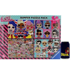 RAVENSBURGER Puzzles Y Construcciones-LOL Surprise Pack Puzzle 4x100 Piezas