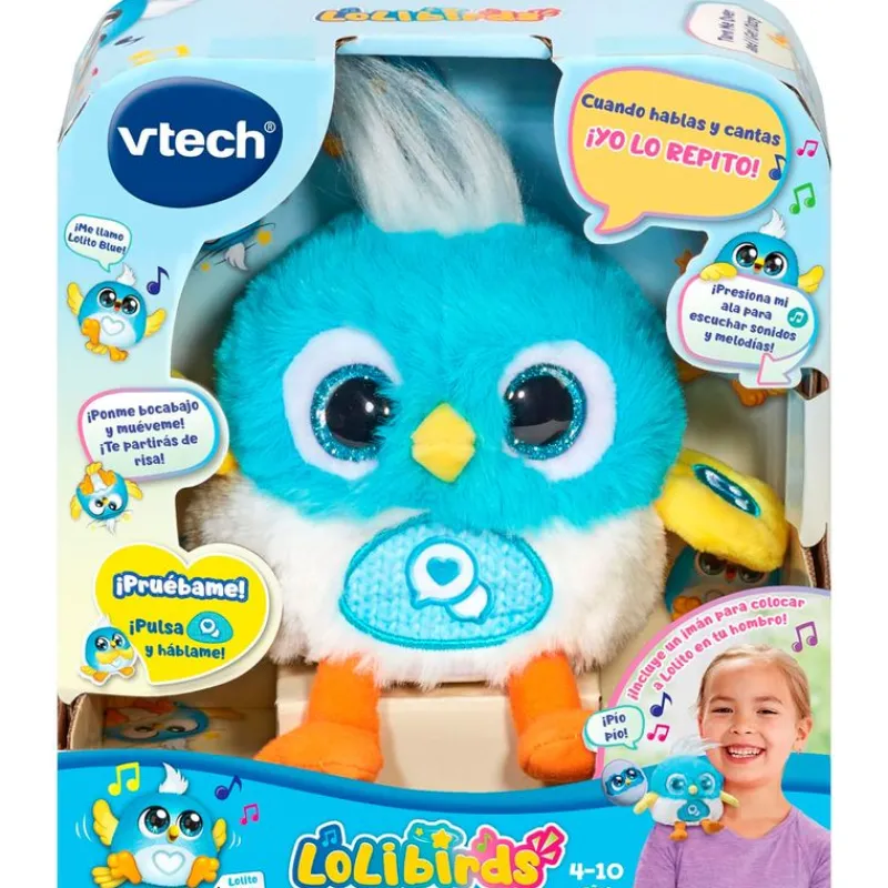 VTECH Electrónicos|Muñecas-LoLibirds Mascota Interactiva Azul