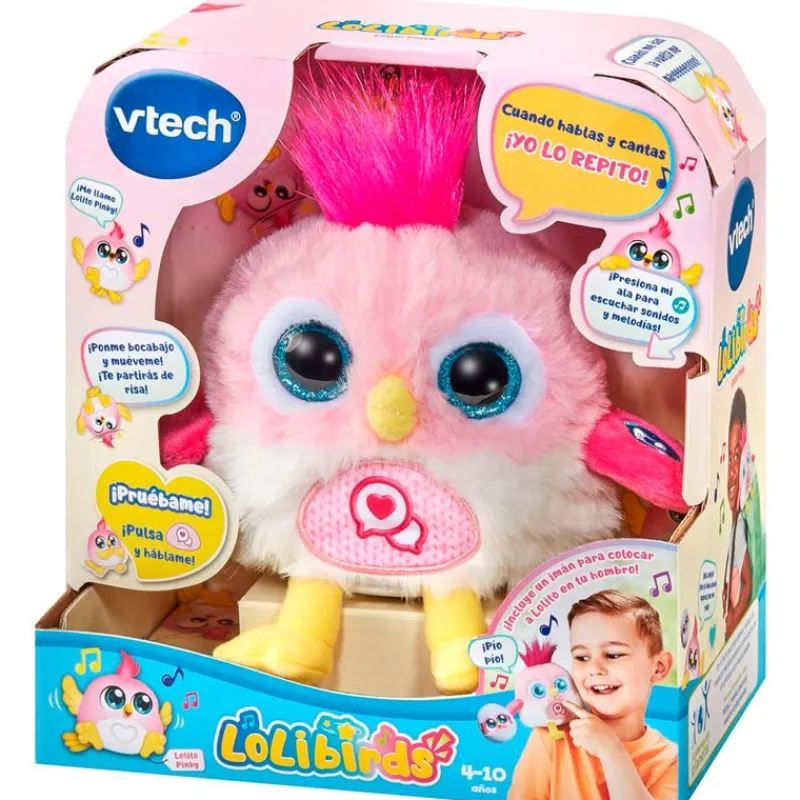 LoLibirds Mascota Interactiva Rosa*VTECH New