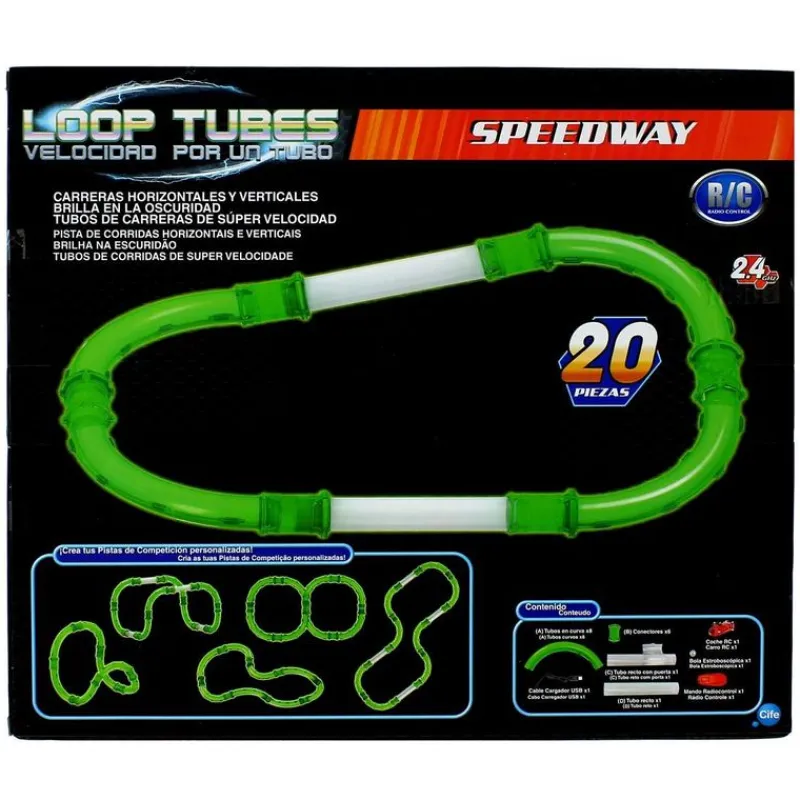 Loop Tubes Velocidad por un Tubo Pista Speedway*CIFE
