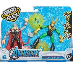Los Vengadores Bend and Flex Thor vs Loki*HASBRO Clearance