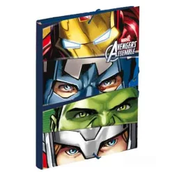 MONTICHELVO Escolar-Los Vengadores Carpeta Gomas