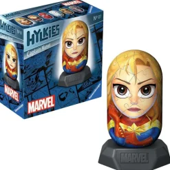 RAVENSBURGER Marvel-Los Vengadores Hylkies Puzzle 3D Capitana Marvel