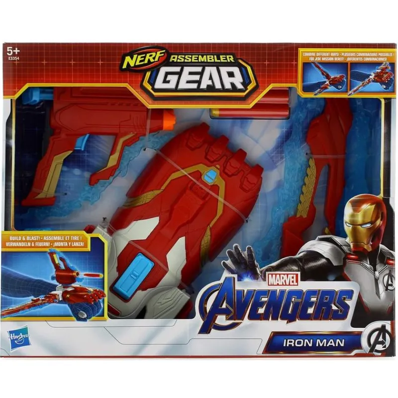 HASBRO Juegos Y Juguetes De Imitación-Los Vengadores Iron Man Nerf Gear Lanzador