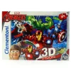 CLEMENTONI Puzzles De 100 A 500 Piezas|Marvel-Los Vengadores Puzzle 3D de 104 Piezas