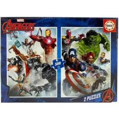 Los Vengadores Puzzle 2x500*EDUCA Clearance