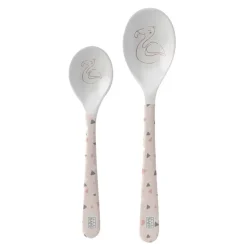 SARO Vajillas Infantiles-Lote de 2 cucharas grande y pequeña