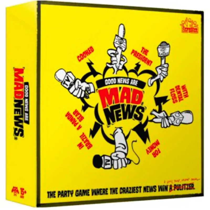 SELECCION DRIM Amigos Y Familia-Mad News Juego de Mesa