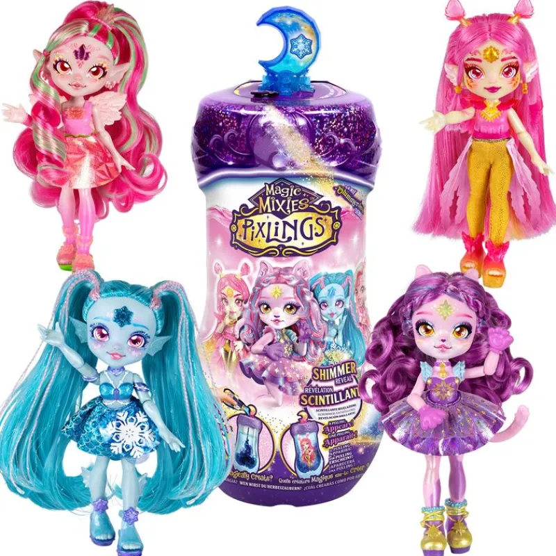 FAMOSA Muñecas|Manualidades-Magic Mixies Pixlings Serie 2 Sorpresa
