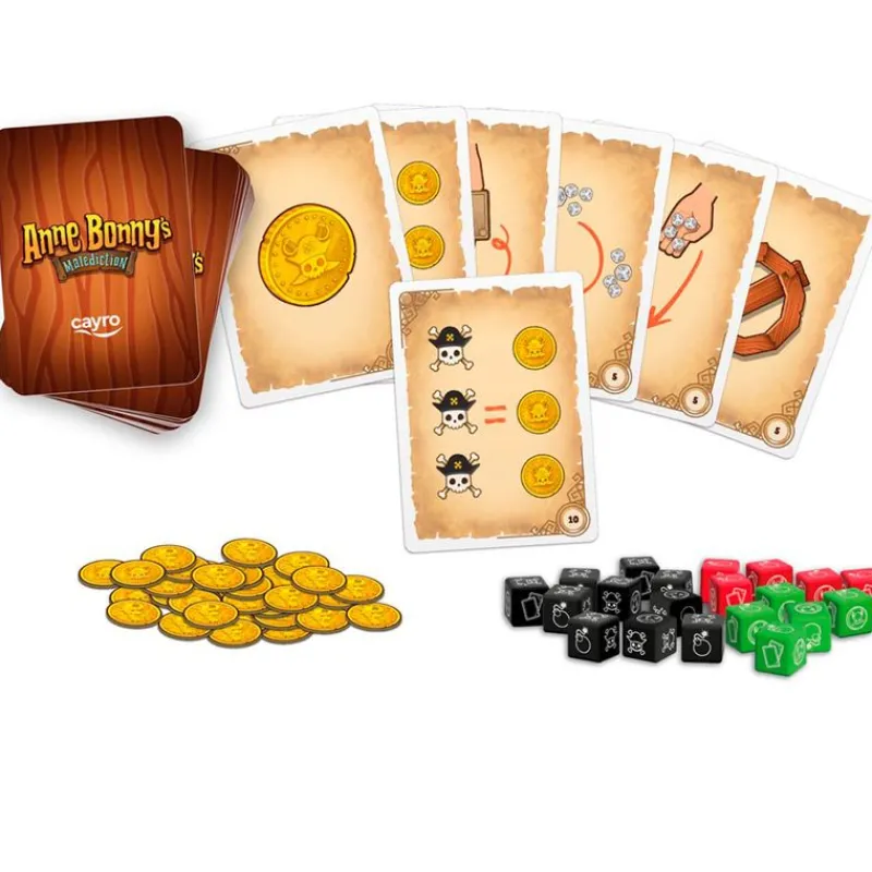 CAYRO Juegos De Mesa-Maldición de Anne Bonny Juego Mesa