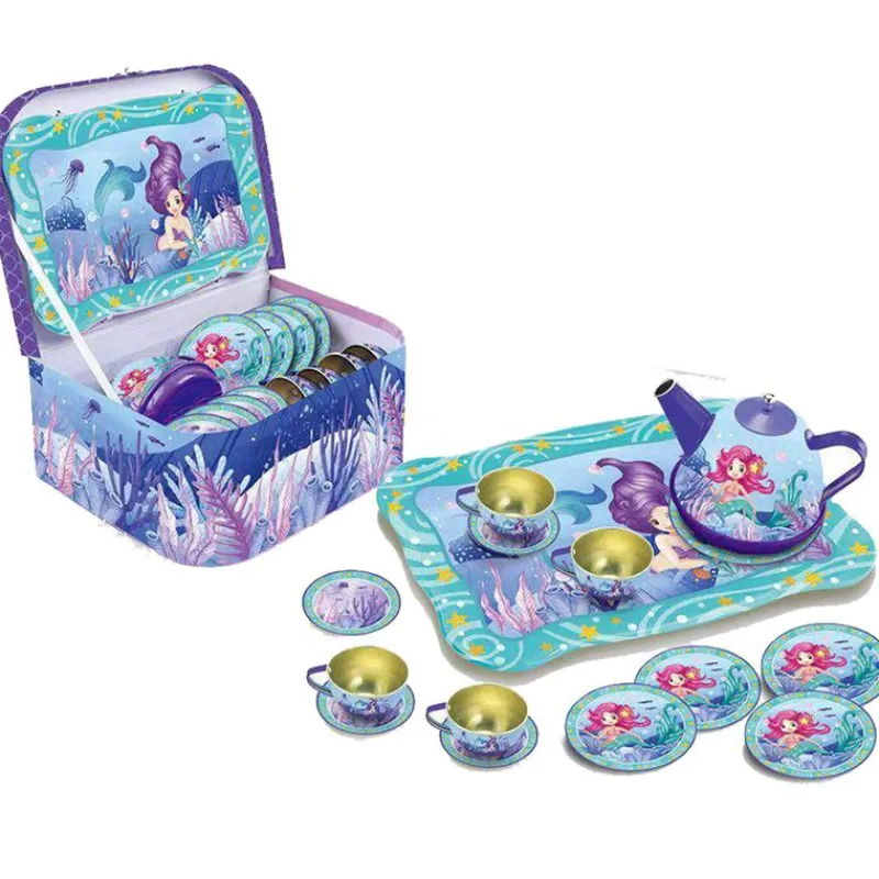 DRIM DISCOUNT Juegos Y Juguetes De Imitación-Maletin Set Té Sirenas