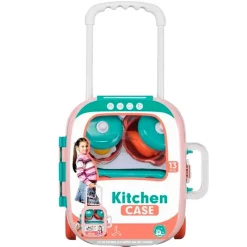 DRIM DISCOUNT Juegos Y Juguetes De Imitación-Maletín Accesorios Cocina 13 Piezas
