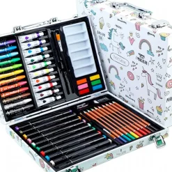 Maletín de Madera con Pinturas 53 Piezas*SELECCION DRIM Clearance