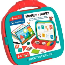 CLEMENTONI Juegos Y Juguetes Educativos-Maletín Números y Formas