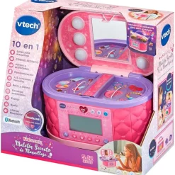 VTECH Juegos Y Juguetes De Imitación-Maletín Secreto de Maquillaje Joyero Interactivo