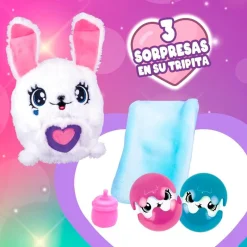 BIZAK Muñecas-Mamá Conejo y Sus Mini Bebés Sorpresa