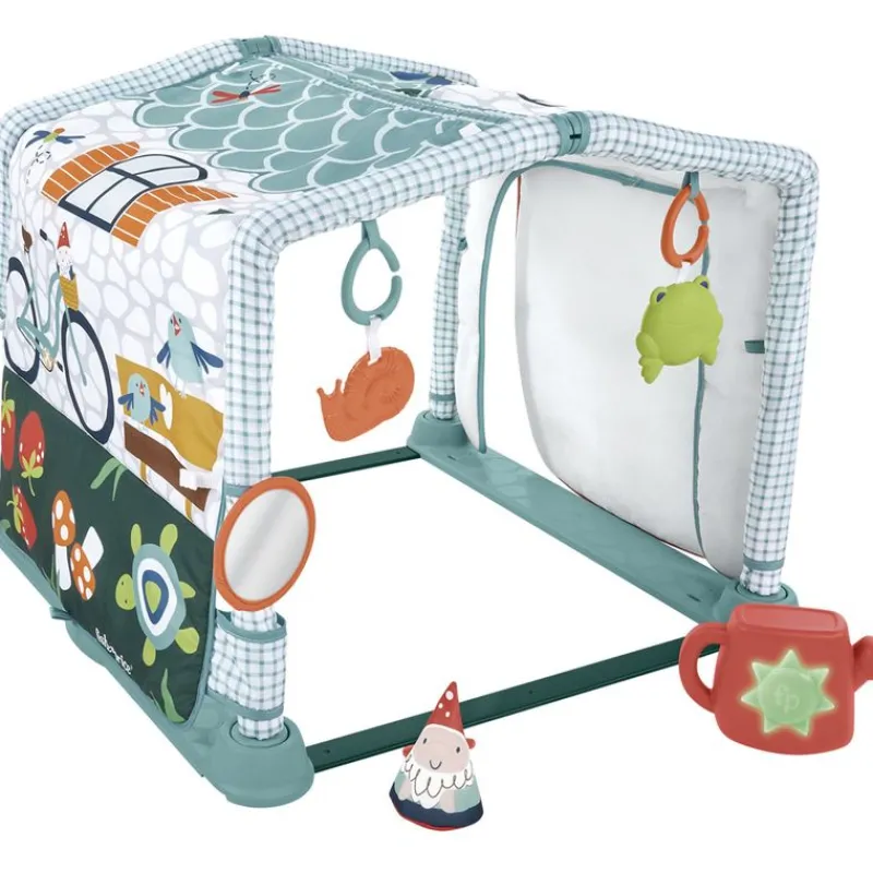FISHER PRICE Mantas Y Gimnasios De Actividades|Primera Infancia Y Preescolar-Manta de actividades Casita de Campo 2 en 1