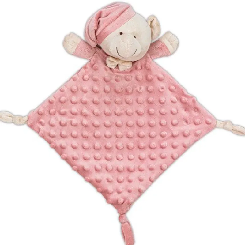 INTERBABY Complementos Para El Descanso|Regalos De Nacimiento-Manta Minky + Dou Dou Osito