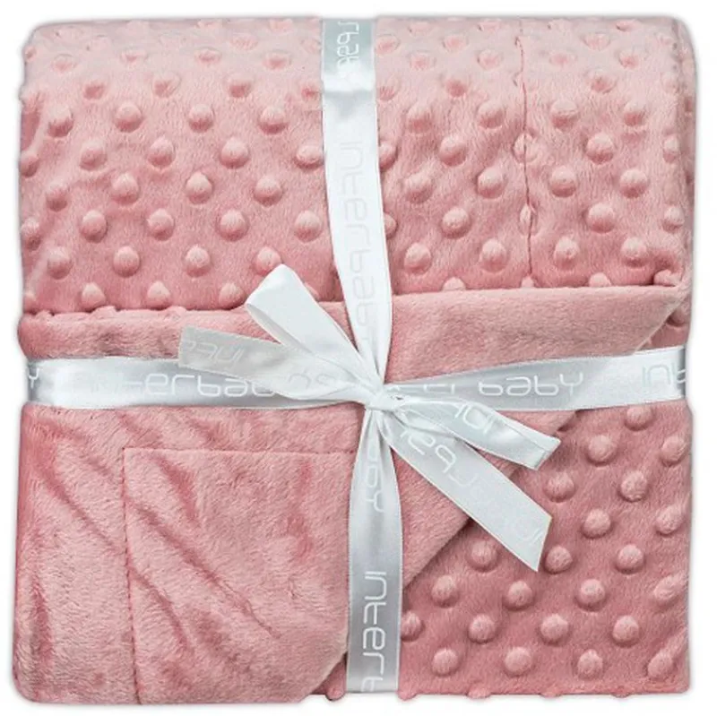 INTERBABY Complementos Para El Descanso|Regalos De Nacimiento-Manta Minky + Dou Dou Osito