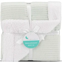Manta para bebé Borreguito Menta*INTERBABY Best