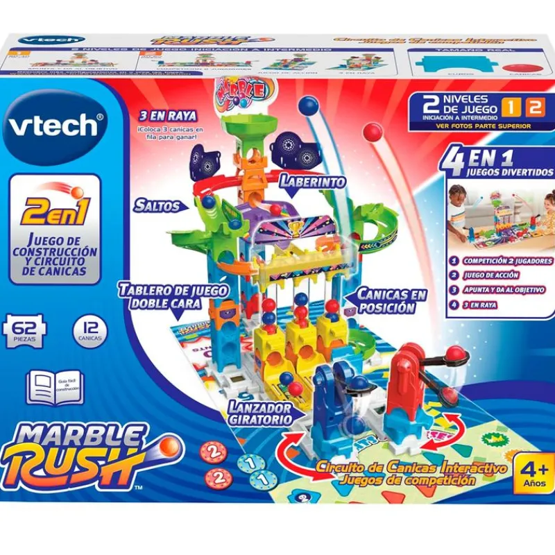 VTECH Primera Infancia Y Preescolar-Marble Rush Circuito de Canicas Competición
