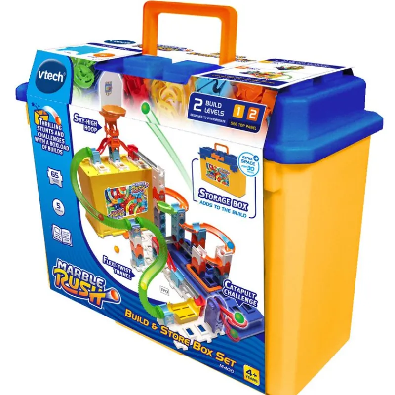 VTECH Puzzles Y Construcciones|Primera Infancia Y Preescolar-Marble Rush Storage Box Circuito Canicas