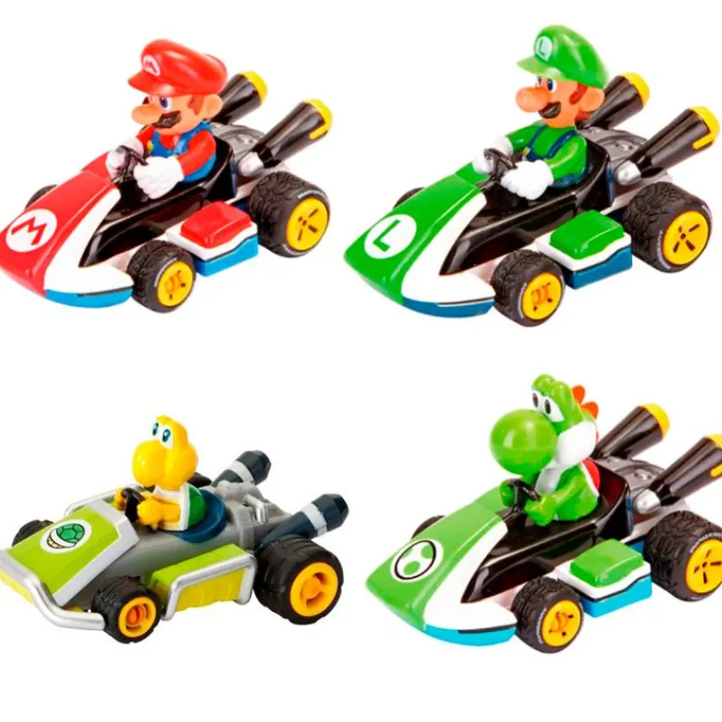 CARRERA Coches Escala 1:32 Y 1:43-Mario Kart Coche Retrofricción Escala 1:43 STD