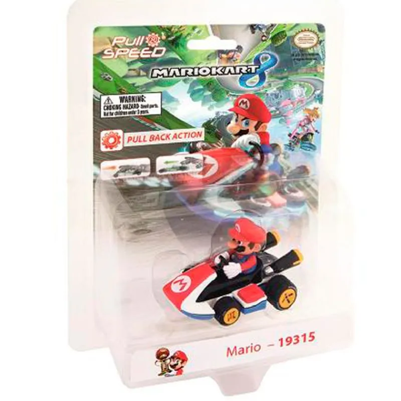 CARRERA Coches Escala 1:32 Y 1:43-Mario Kart Coche Retrofricción Escala 1:43 STD