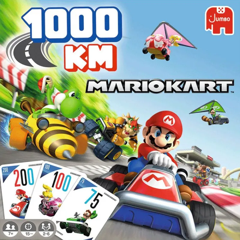DISET Juegos De Mesa-Mario Kart Juego Mesa 1000 km