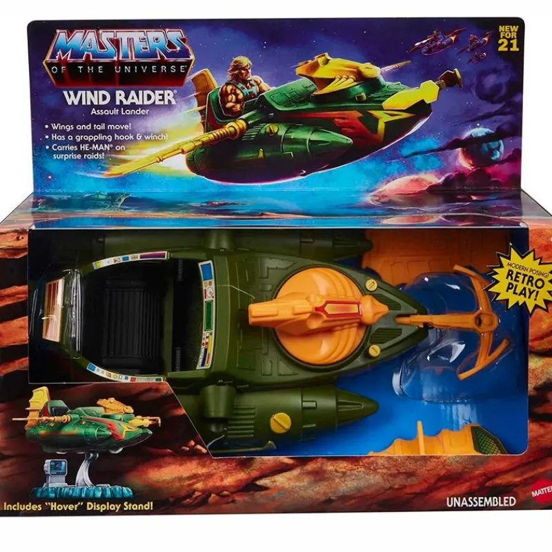 MATTEL Figuras Y Figuras De Acción-Masters del Universo Nave Wind Raider