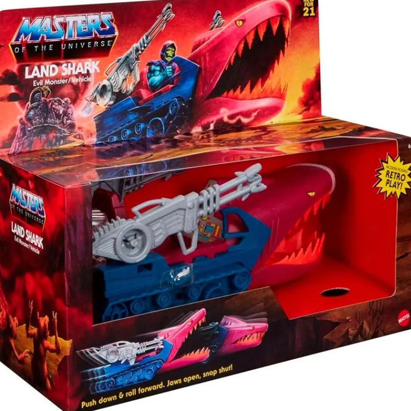 MATTEL Figuras Y Figuras De Acción-Masters del Universo Tanque Tiburón