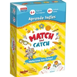 FALOMIR Juegos Y Juguetes Educativos-Match & Catch Juego Aprender Inglés