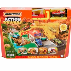 MATTEL Vehículos, Trenes Y Parkings-Matchbox Action Drivers Aventura Desfiladero