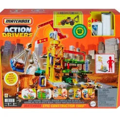 MATTEL Vehículos, Trenes Y Parkings-Matchbox Action Drivers Zona de Construcción