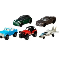 MATTEL Vehículos, Trenes Y Parkings-Matchbox Pack 5 Coches Surtidos