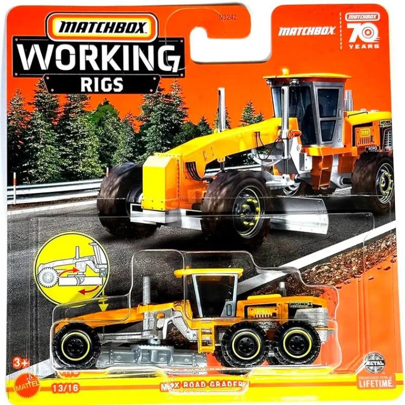 MATTEL Vehículos, Trenes Y Parkings-Matchbox Working Rigs Vehículo de Trabajo Surtido