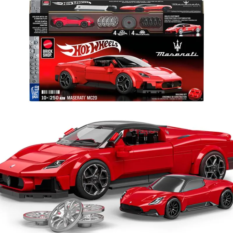 MATTEL Maquetas De Coches-Brick Shop Hot Wheels Maserati MC20 - Speed Series