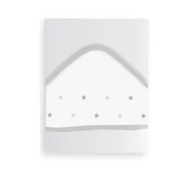 BIMBI DREAMS Capas De Baño Para Bebés-Maxicapa Baño Estrella Gris