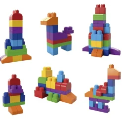MEGABLOKS Puzzles Y Construcciones-Mega Bloks bolsa clásica 60 piezas