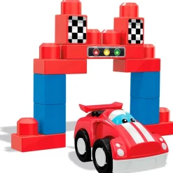 MEGABLOKS Puzzles Y Construcciones-Mega Bloks Coche de Carreras