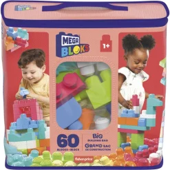 Mega Bloks First Builders ECO Bolsa 60 Rosa*MEGABLOKS Discount