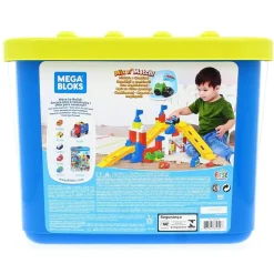 MEGABLOKS Puzzles Y Construcciones-Mega Bloks Garaje de Coches de Carreras